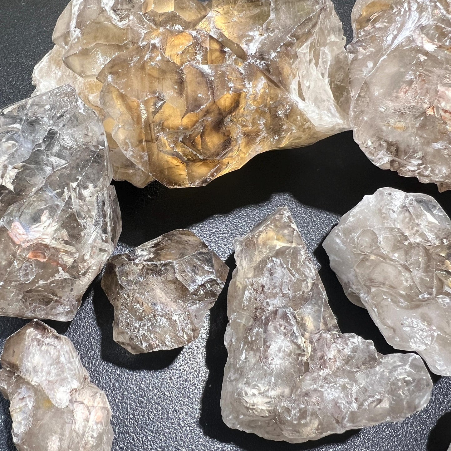 Elestial Alligtor Quartz Crystal Clusters Rough Raw Wholesale