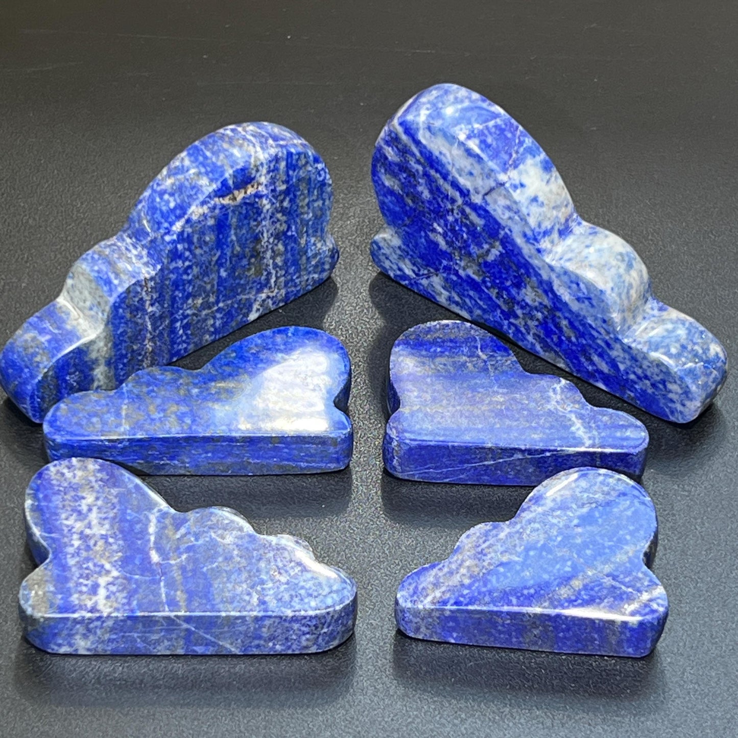 Lapis Lazuli Cloud Shape Carving (Mixed Sizes) Wholesale