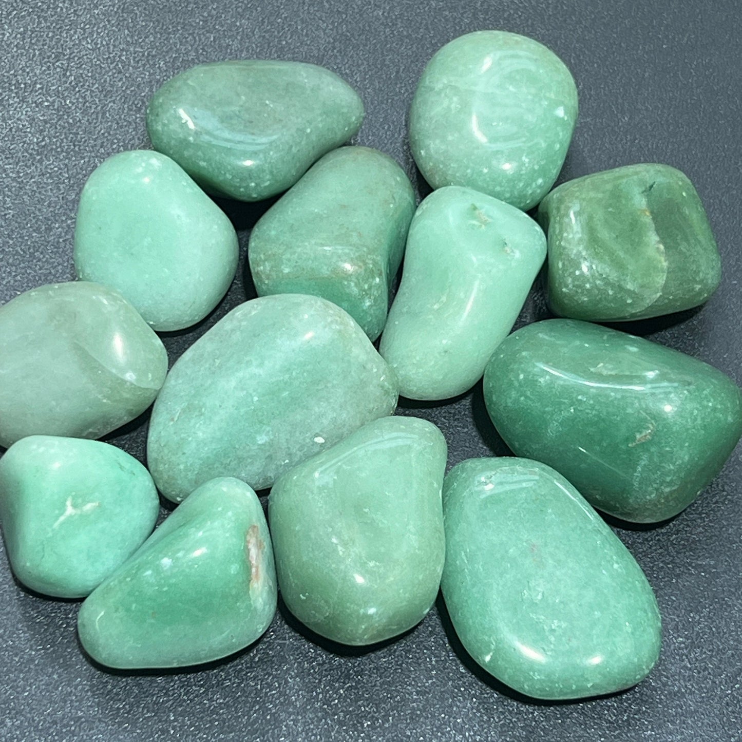 Large Green Aventurine Tumbled Stones (By The Piece or Pound) Wholesale